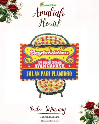 Bunga Papan Congratulation di Campakasari